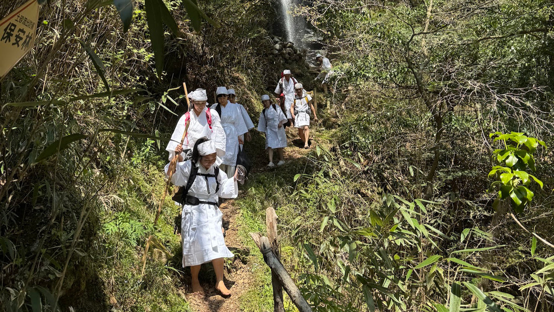 滝までの山道