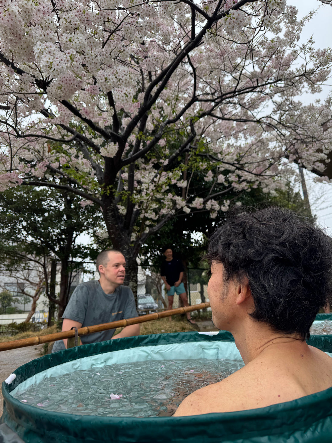 アイスバス入浴